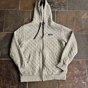 Patagonia Gray Quilted Hoodie